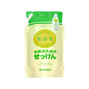 ミヨシ石鹸 無添加お肌のための洗濯用液体せっけん詰替1000ml F029147-イメージ1