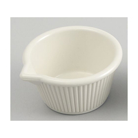 江部松商事 EBM/ジェスナー 口付ラメキン メラミン 0388A ボーン 3oz FC169LD-1322000