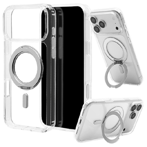 ラスタバナナ iPhone18 Pro Max/17 Pro Max用 ZEROSAFE CIRCLE クリア＊シルバー 9676IP6DZSCLSV-イメージ1