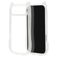 ラスタバナナ iPhone Air用MIMI 猫耳ケース TPU×PC クリア 9186IP5CHPCL