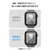 エレコム Apple Watch用フルカバーガラスフィルム 高透明 指紋防止 貼付ツール付 ブラック AW-25EFLGGR-イメージ8