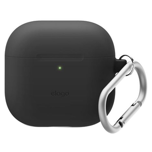 elago EL_AP4CSSCN2_JI AirPods 4用カラビナ付きシリコンケース ジーン