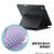 ESR iPad Air(M3/M2/第5/4世代)用Flip ペンホルダー付きハイブリッドケース ブラック ES27660-イメージ9