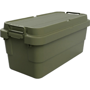 トラスコ トランクカーゴ フラット天板仕様 ７０Ｌ ОＤ色 TRUSCO 道具箱“トランクカーゴ” フラット天板仕様 ODCF-70-イメージ1
