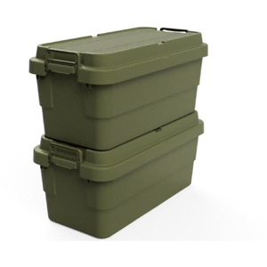 トラスコ トランクカーゴ フラット天板仕様 ７０Ｌ ОＤ色 TRUSCO 道具箱“トランクカーゴ” フラット天板仕様 ODCF-70-イメージ2
