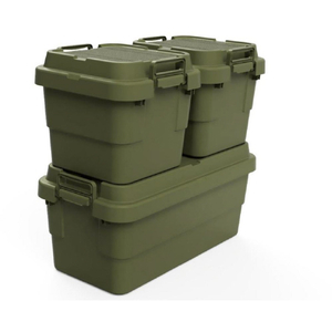 トラスコ トランクカーゴ フラット天板仕様 ７０Ｌ ОＤ色 TRUSCO 道具箱“トランクカーゴ” フラット天板仕様 ODCF-70-イメージ3
