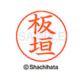 シヤチハタ ネームペン用ネーム シルバー 既製 板垣 FC46005-X-GPS-0234