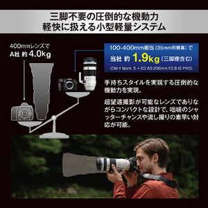 OM SYSTEM M．ZUIKO DIGITAL ED 50-200mm F2．8 IS PRO ホワイト ED50-200MMF2.8ISPROWHT-OM-イメージ8