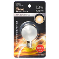 オーム電機 LED電球 E17口金 全光束50lm(1．2Wミニボール球) 電球色相当 LDG1L-H-E17 13F
