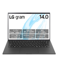LG Electronics Japan ノートパソコン LG gram オブシディアンブラック 14Z90SVP55J