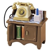 エポック社 シルバニアファミリー 電話台セット ｶ501ﾃﾞﾝﾜﾀﾞｲｾﾂﾄ