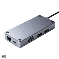 サンワサプライ USB-DKM2BK USB Type-C ドッキングステーション