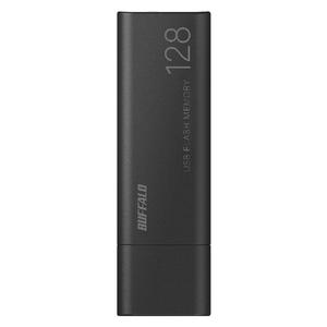 バッファロー USB3．1(Gen1)/USB3．0対応USBメモリー (128GB) オリジナル ブラック RUF3-WBE128G-BK-イメージ2