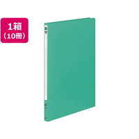 コクヨ レターファイル(PP表紙) A4タテ とじ厚12mm 緑 10冊 1箱(10冊) F835937-ﾌ-520G