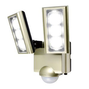 エルパ LEDセンサーライト AC電源タイプ(2灯) ESL-ST1202AC-イメージ1