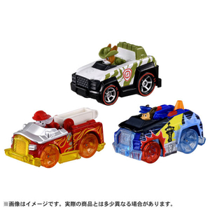 タカラトミー パウ・パトロール ダイキャストビークル スペシャルコレクション チェイス/マーシャル/トラッカー チェイス ﾊﾟｳﾊﾟﾄDVCﾁｴｲｽﾏ-ｼﾔﾙﾄﾗﾂｶ--イメージ1