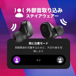 Skullcandy 完全ワイヤレスイヤホン Mod TRUE BLACK S2FYW-P740-イメージ15