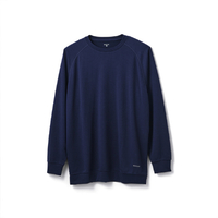 エレコム ECLEAR リカバリーウェア 長袖トップス XL ネイビー HCM-RW02TXLNV