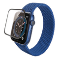 エレコム Apple Watch SE/Series 6/5/4[44mm]用ガラスフィルムフレーム付/光沢 ブラック AW-20MFLGFRBK