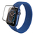 エレコム Apple Watch SE/Series 6/5/4[44mm]用ガラスフィルムフレーム付/光沢 ブラック AW-20MFLGFRBK-イメージ1