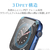 エレコム Apple Watch SE/Series 6/5/4[44mm]用ガラスフィルムフレーム付/光沢 ブラック AW-20MFLGFRBK-イメージ5
