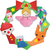 トーヨー ハッピークリスマスリースセット おりがみ FCJ934S-414453-イメージ2