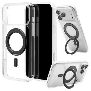 ラスタバナナ iPhone18 Pro Max/17 Pro Max用 ZEROSAFE CIRCLE クリア＊ブラック 9677IP6DZSCLBK-イメージ1