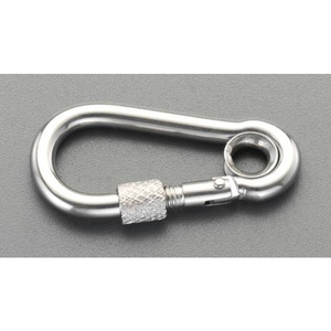 エスコ スナップフック スレンレス製 80×8mm FCY7899-EA638AX-22-イメージ1