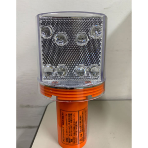 エスコ LED現場点滅燈(ソーラー充電) FCJ029N-EA983FS-9A-イメージ2