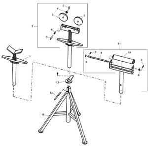 ＲＩＤＧＩＤ ＶＪ－９９　Ｖヘッドパイプスタンド 56662-イメージ2