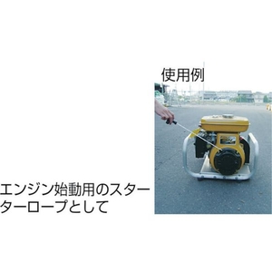 トラスコ中山 ナイロンロープ 金剛打 線径9mm×長さ30m FC317HW-5112800-イメージ3