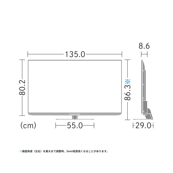 シャープ 60V型4Kチューナー内蔵液晶テレビ AQUOS 4TC60EN1 搭載 対応 Blackパネル AIオート 外付けUSBカメラ 別売 を接続し ×1 スタンド含む