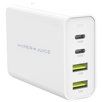 HYPER HyperJuice GaN 100W Dual USB-C/USB-A ACアダプタ HPHJGAN100