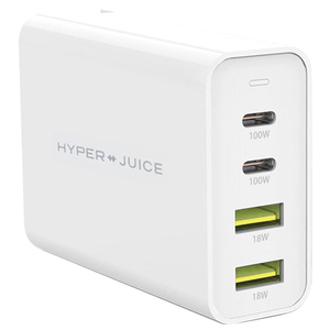 HYPER HyperJuice GaN 100W Dual USB-C/USB-A ACアダプタ HP-HJ-GAN100-イメージ1