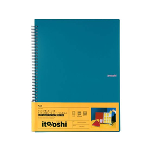 プラス ito／oshi トレカホルダー 9ポケット ツインリングファイル グリーン FC299ST-91833FL-320CF-イメージ2