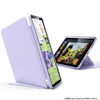 ESR iPad Air(M3/M2/第5/4世代)用Flip ペンホルダー付きハイブリッドケース ラベンダー ES27662