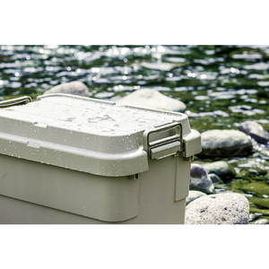 トラスコ トランクカーゴ フラット天板仕様 ７０Ｌ グレー TRUSCO 道具箱“トランクカーゴ” フラット天板仕様 GYCF-70-イメージ3