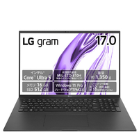 LG Electronics Japan ノートパソコン LG gram オブシディアンブラック 17Z90SVP55J
