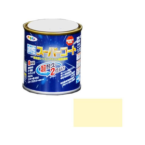 アサヒペン 水性スーパーコート 1／12L アイボリー FC407NS-イメージ1