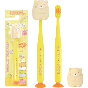 ユーカンパニー すみっコぐらし マスコット吸盤付き歯ブラシ ねこ FCJ943S-イメージ5