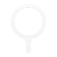 PGA MagSafe対応 メタルステッカー ホワイト PG-MRG02WH