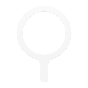 PGA MagSafe対応 メタルステッカー ホワイト PG-MRG02WH-イメージ1