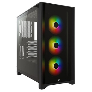コルセア ミドルタワー型PCケース iCUE 4000X RGB Tempered Glassシリーズ ブラック CC-9011204-WW-イメージ1
