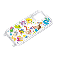 PGA iPhone 15 Pro Max用ショルダーストラップホール付クリアハイブリッドケース トイ・ストーリー PG-D23DPT07TOY