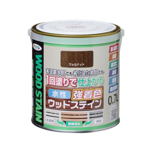 アサヒペン 水性強着色ウッドステイン 0.7L ウォルナット FC935PN-イメージ1