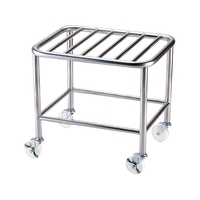 エムテートリマツ MT/18-8 角型 ざる置台 500×400×H460mm FCL6243-011139001