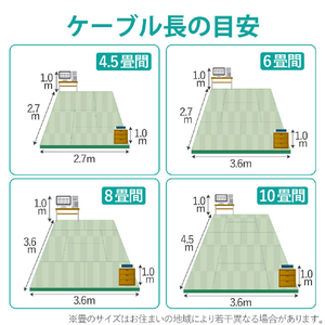 エレコム Cat6A LANケーブル(80m) ブルー LD-GPAT/BU80/RS-イメージ6