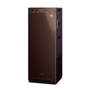 ダイキン 加湿ストリーマ空気清浄機 e angle select ブラウン MCK555AE4-T-イメージ2