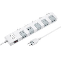 サンワサプライ 節電タップ(2P・10個口・5m) TAP-SP2110SW-5