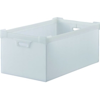 トラスコ中山 ダンボールプラスチック 45L 半透明 FC931HN-1372200